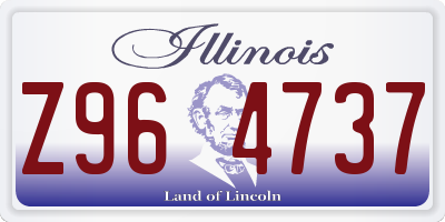 IL license plate Z964737