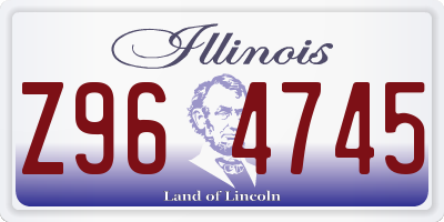 IL license plate Z964745