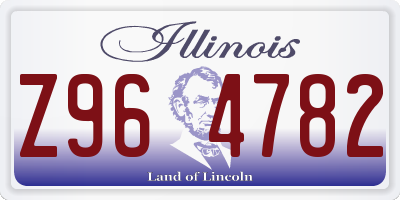 IL license plate Z964782