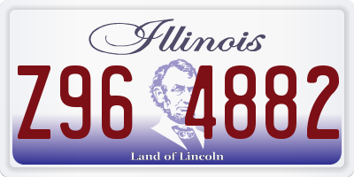 IL license plate Z964882