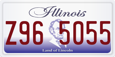 IL license plate Z965055