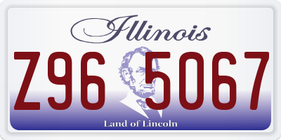 IL license plate Z965067