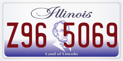 IL license plate Z965069