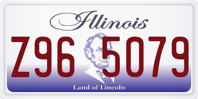 IL license plate Z965079