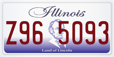 IL license plate Z965093