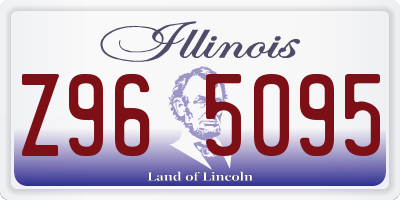 IL license plate Z965095