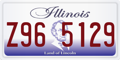 IL license plate Z965129