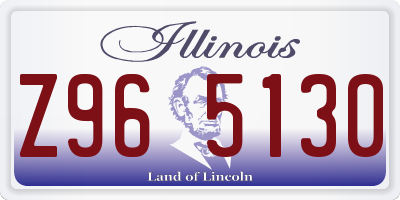 IL license plate Z965130