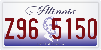 IL license plate Z965150