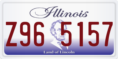 IL license plate Z965157