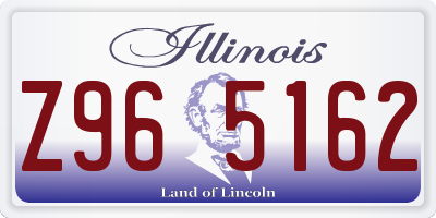 IL license plate Z965162