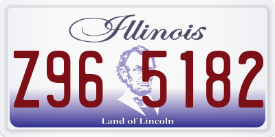 IL license plate Z965182