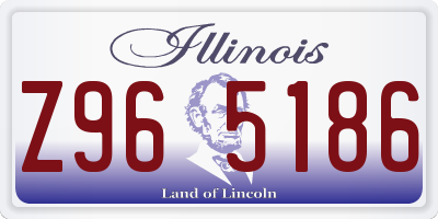 IL license plate Z965186