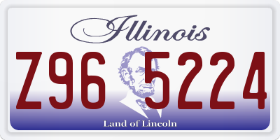 IL license plate Z965224