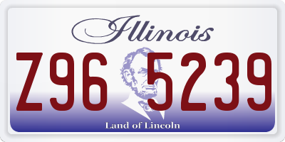 IL license plate Z965239