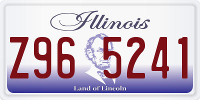 IL license plate Z965241