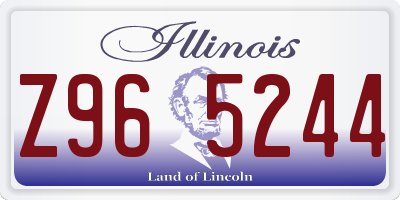 IL license plate Z965244