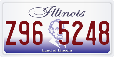 IL license plate Z965248