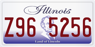 IL license plate Z965256