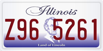 IL license plate Z965261