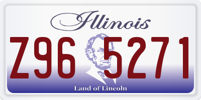 IL license plate Z965271