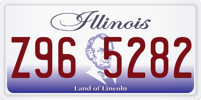 IL license plate Z965282