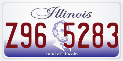 IL license plate Z965283