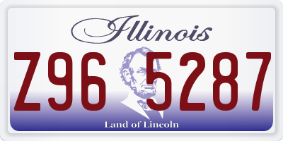 IL license plate Z965287