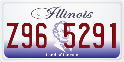 IL license plate Z965291