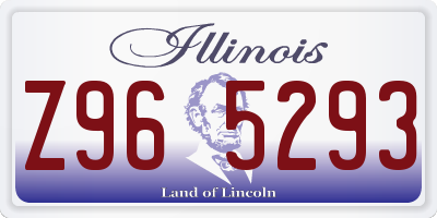 IL license plate Z965293