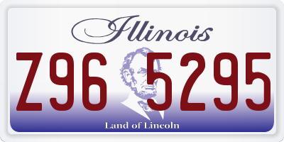 IL license plate Z965295