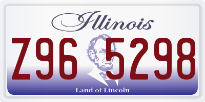 IL license plate Z965298