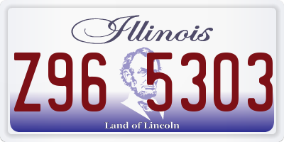 IL license plate Z965303