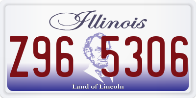 IL license plate Z965306