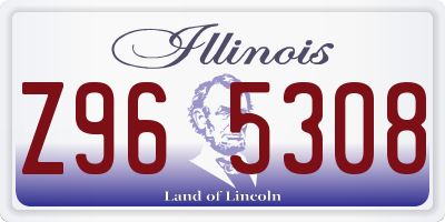 IL license plate Z965308