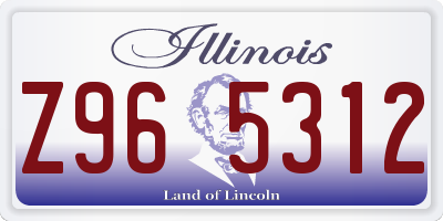 IL license plate Z965312