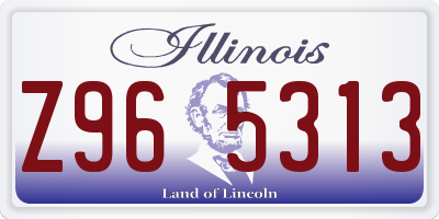 IL license plate Z965313