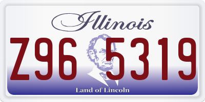 IL license plate Z965319