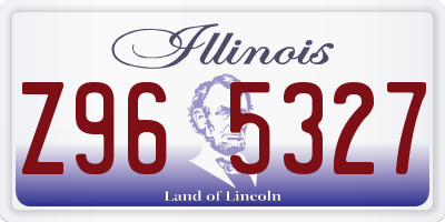 IL license plate Z965327