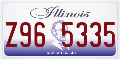 IL license plate Z965335