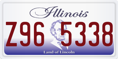 IL license plate Z965338