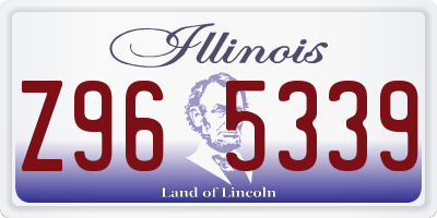 IL license plate Z965339
