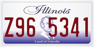 IL license plate Z965341
