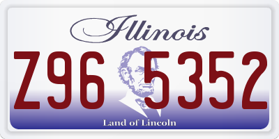 IL license plate Z965352