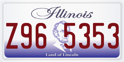 IL license plate Z965353