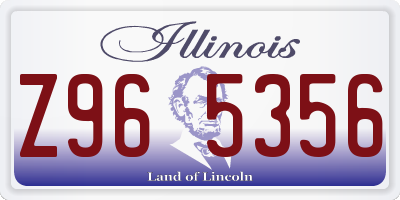 IL license plate Z965356