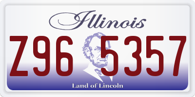 IL license plate Z965357