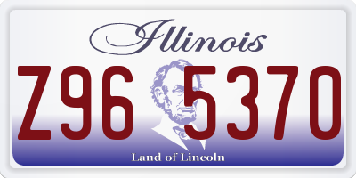 IL license plate Z965370