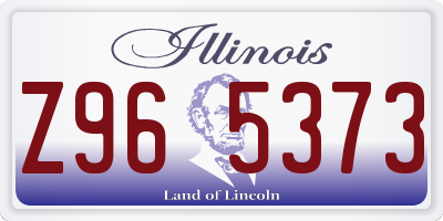 IL license plate Z965373