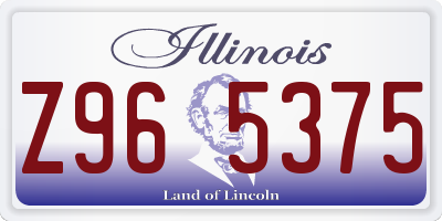 IL license plate Z965375